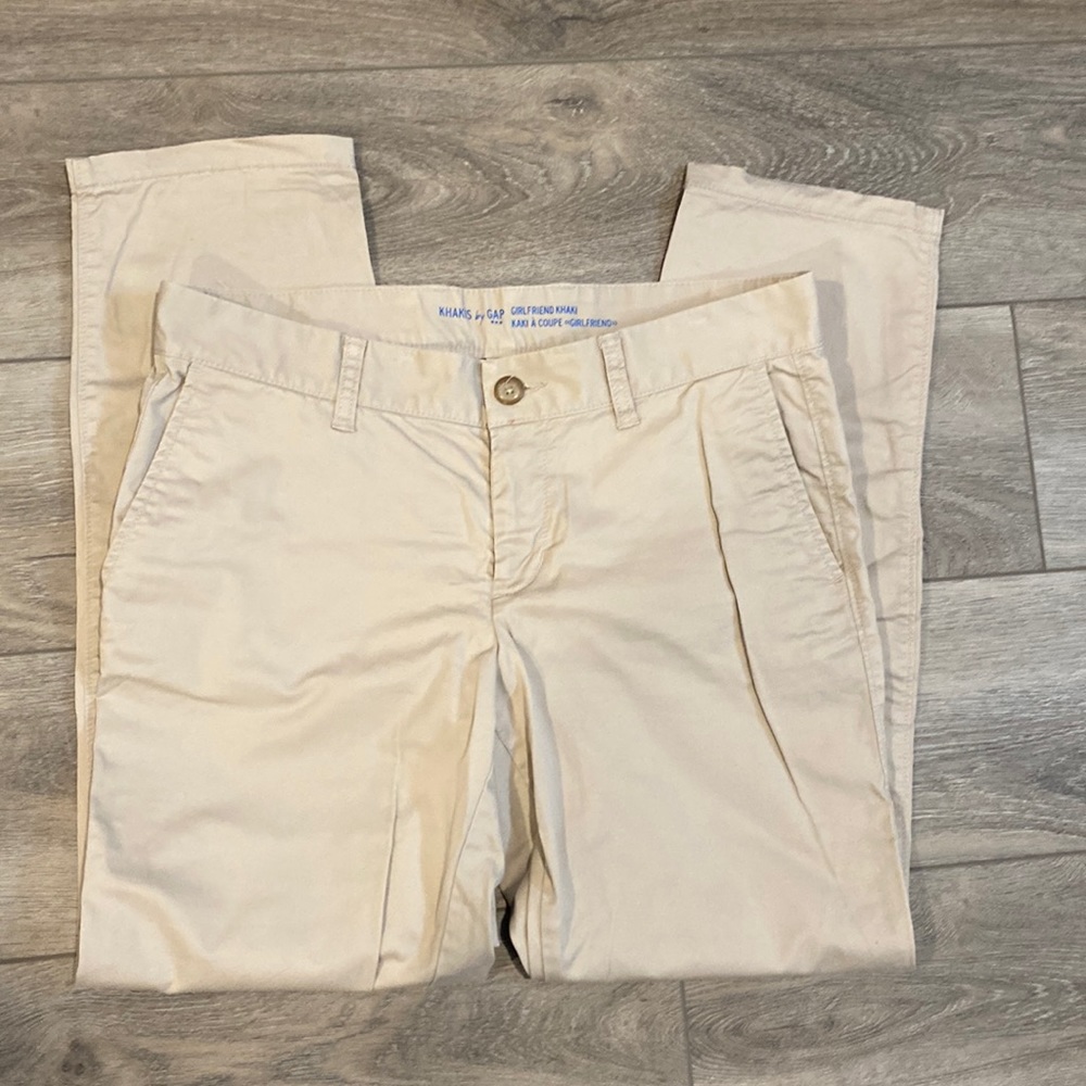 GAP Beige Straight Leg Pants